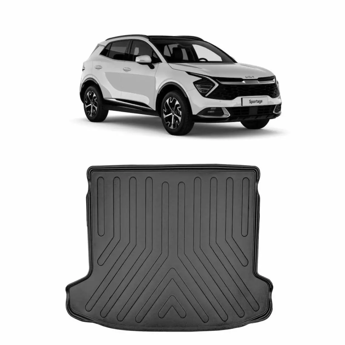 Rizline Kia Sportage 2022 Sonrası Prestige Smart Paket  3D Bagaj Havuzu