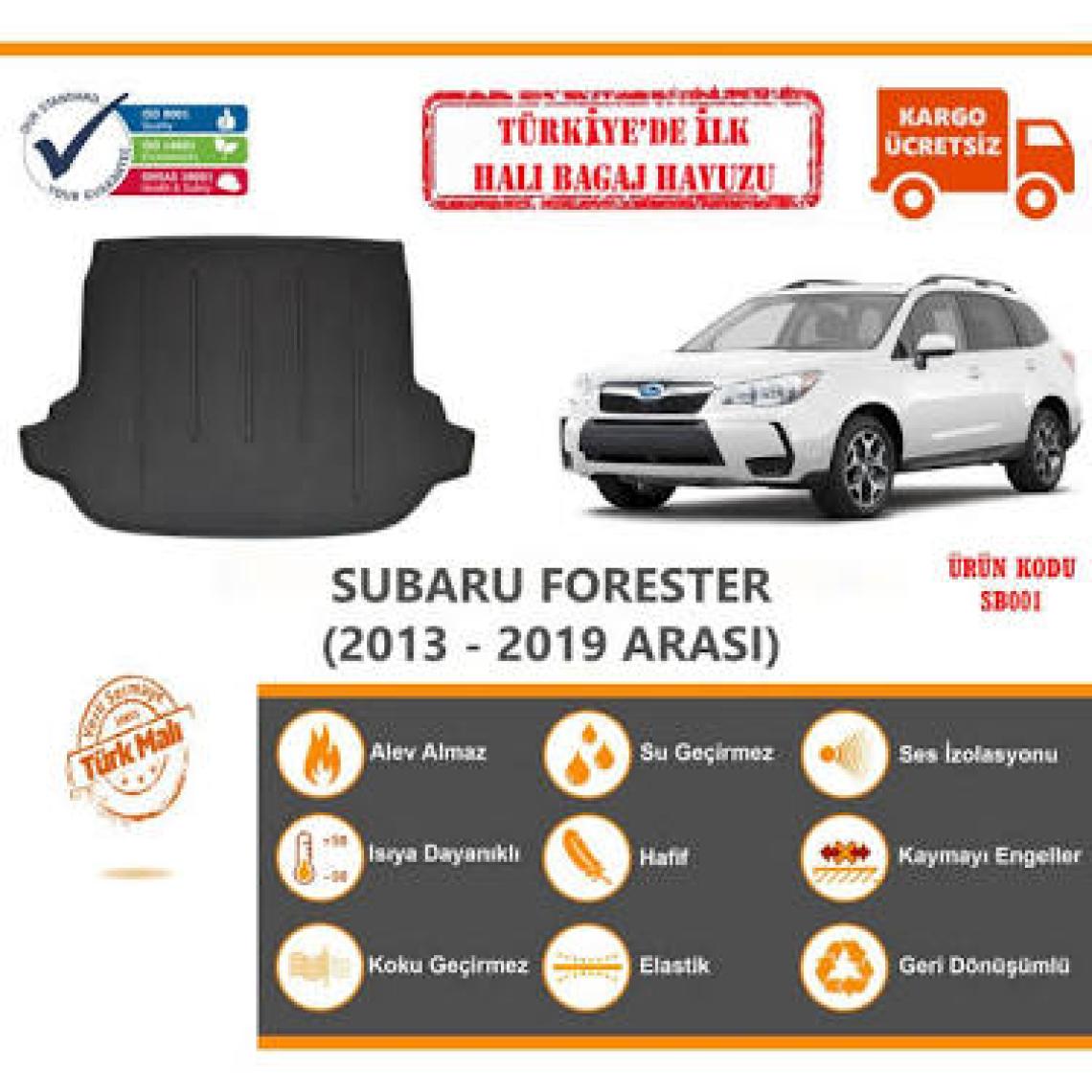 Öz-İş Subaru Forester Halı Bagaj Havuzu (2013 - 2019 Arası)