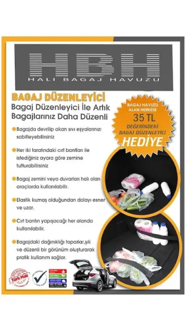 Öz-Iş Fiat Egea Cross Halı Bagaj Havuzu (2021 Sonrası)