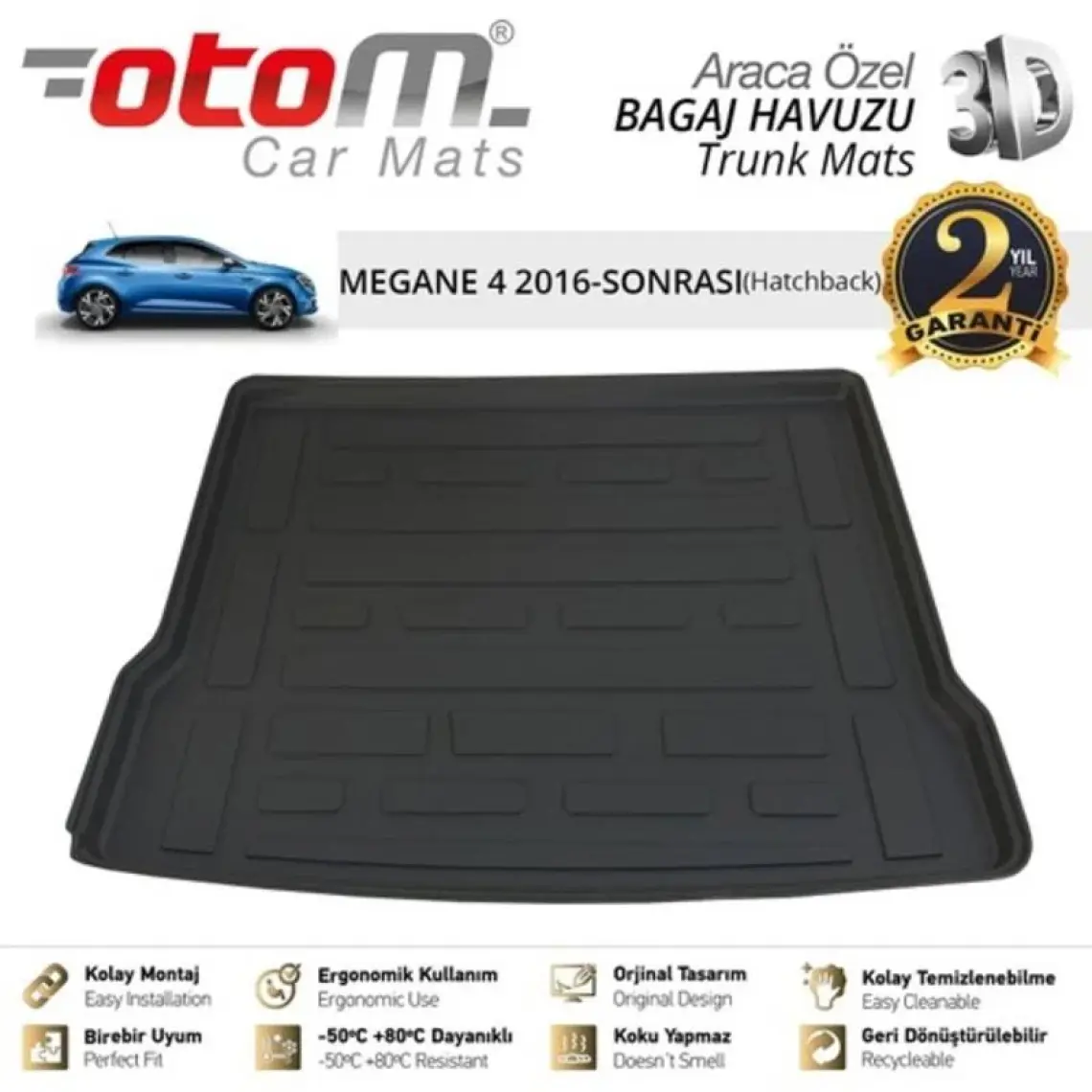 Renault Megane 4 Hatchback 3D Bagaj Havuzu