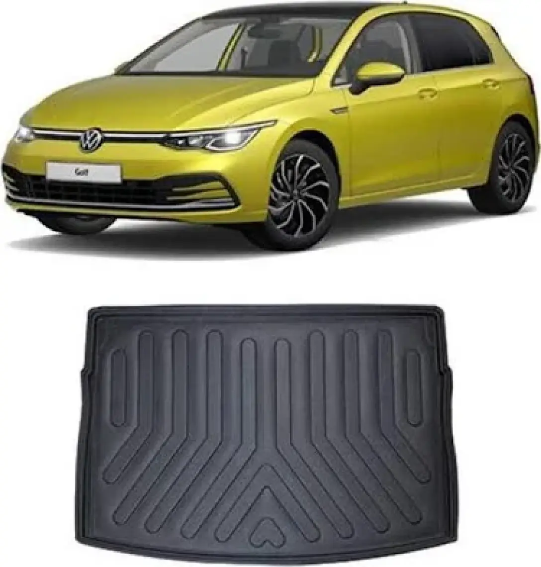 Rizline Volkswagen Golf 8 Üst Konum 2020 +  3D Bagaj Havuzu Siyah