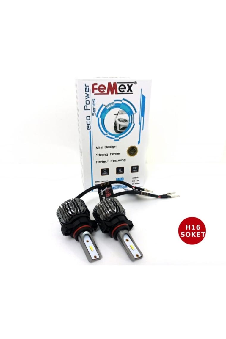 Femex Peugeot 208 LED Xenon Sis Far Ampulu Femex Eco Power H16 PSX24W