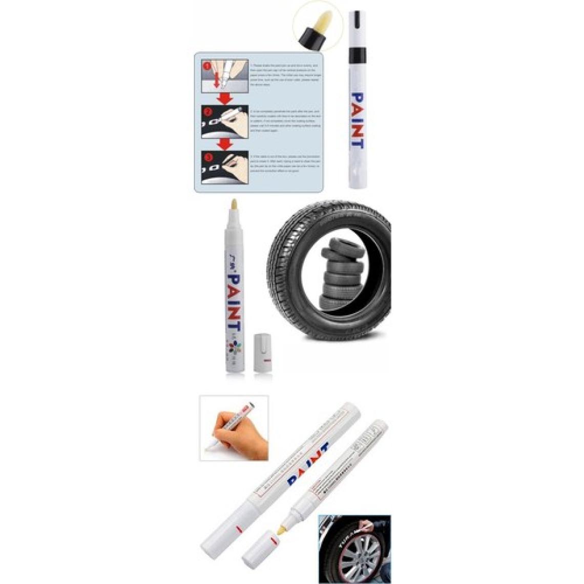 Discount Planet Lastik Yazı Kalemi - Beyaz