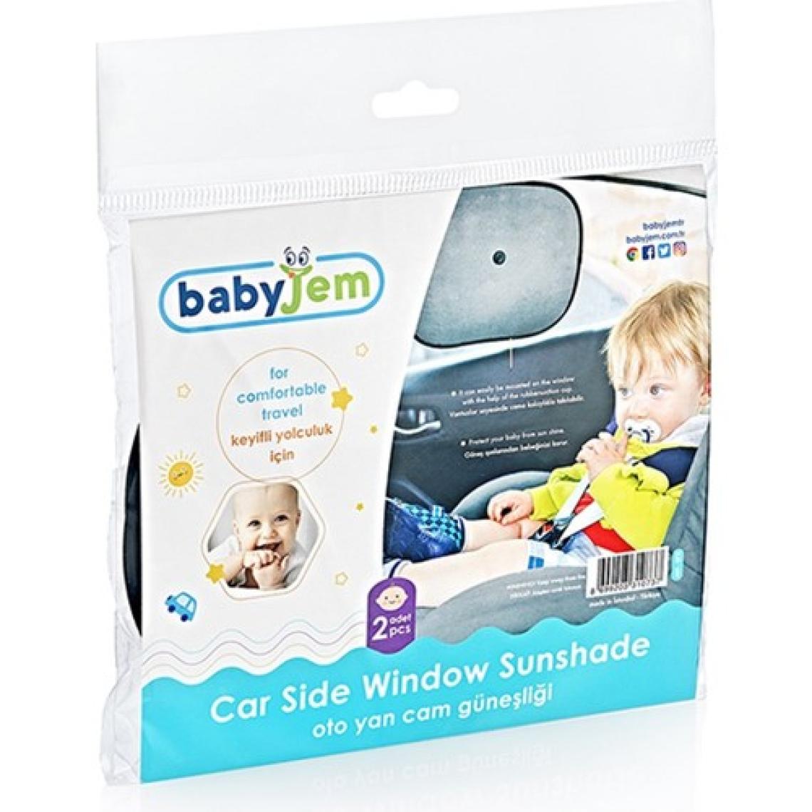 Baby Jem Oto Yan Cam Güneşliği 2li