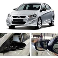 Hyundai Accent Blue Sinyalli Batman Yarasa Ayna Kapağı Piano Black / 2011-2019