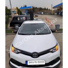 Toyota Auris E180 Batman Yarasa Ayna Kapağı Piano Black / 2012-2018