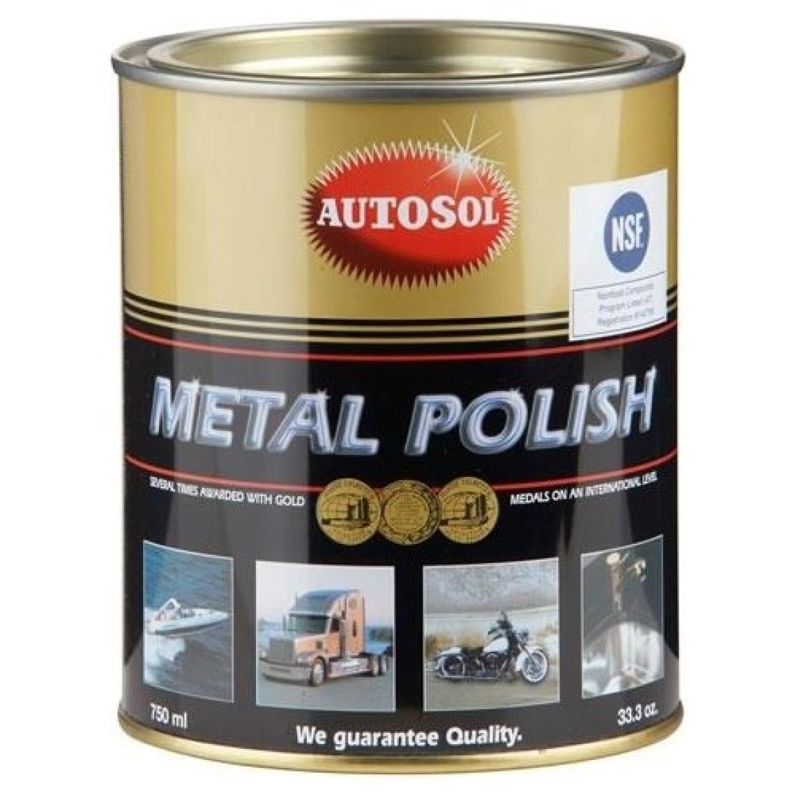 Autosol Metal Polish Tin 750 ml