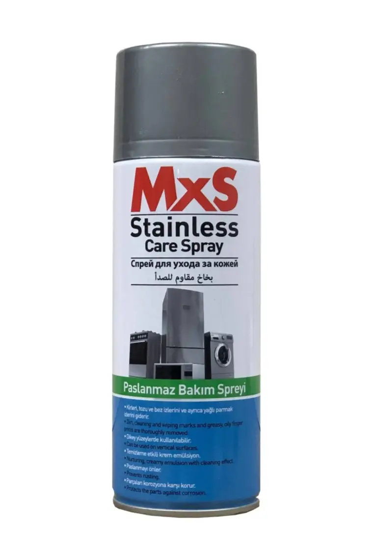 MxS Paslanmaz Krom Temizleyici ve Parlatıcı Sprey 400 ml