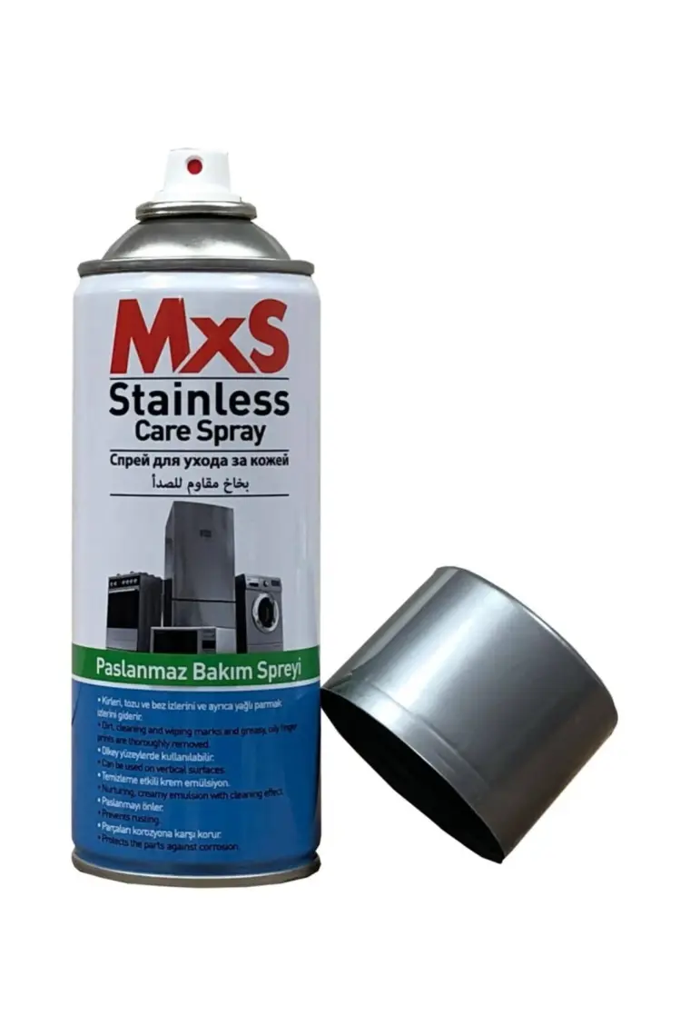 MxS Paslanmaz Krom Temizleyici ve Parlatıcı Sprey 400 ml