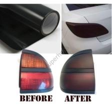 AutoFolyo Mat Siyah Far Filmi 30 cm x 3 Metre