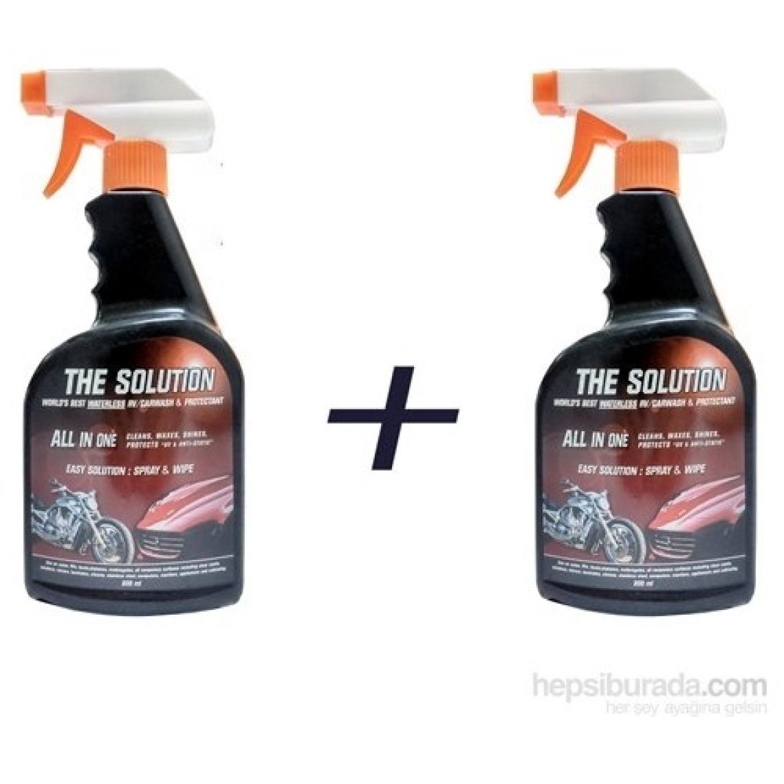 The Solution - Hızlı Cila, 2 Adet 800 ml - Susuz Araç Yıkama Cilalama