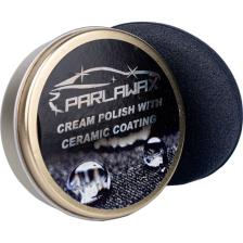 Parlawax Seramik Katkılı Krem Cila 100 gr ve Uygulama Pedi