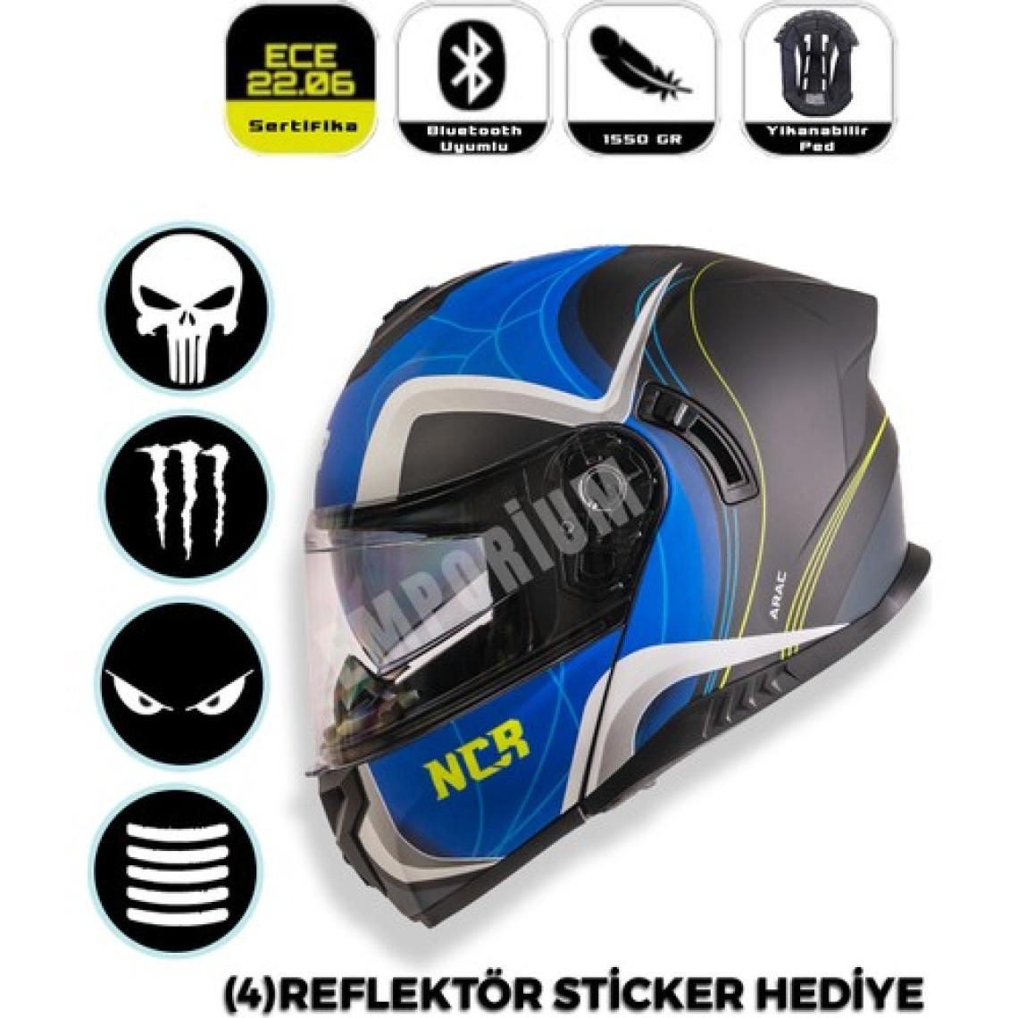 Ncr Vega Çene Açılır Kask (Ece-06)