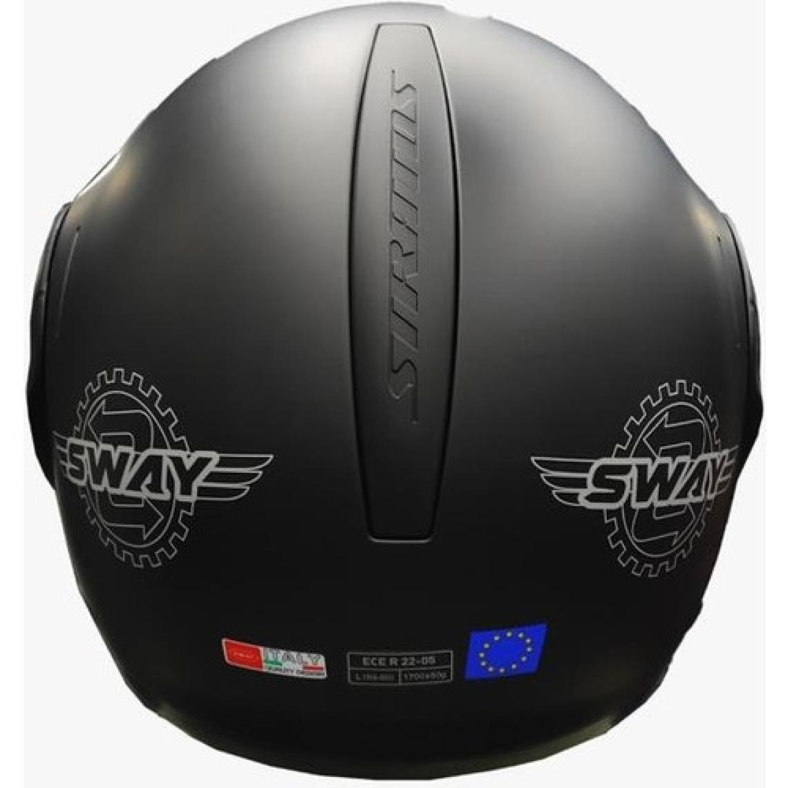 Sway Kask Sway Stratos Çene Açılır Mat Siyah