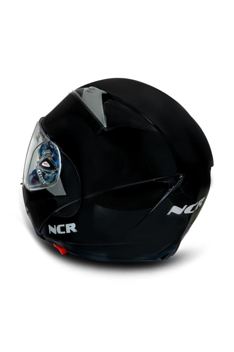 Ncr Çene Açılır Kask Vizörlü Mat Siyah Xl Beden Ece Belgeli