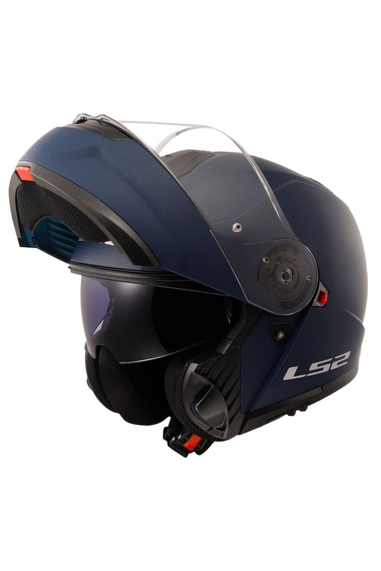 Ls2 Strobe 2 Mat Navy Mavi Çene Açılır Motosiklet Kaskı