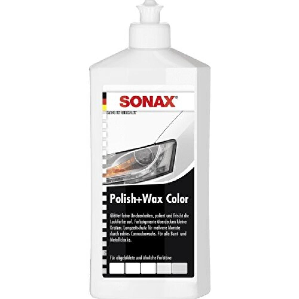 Sonax Renkli Nano Parlatıcı ve Koruyucu Cila Beyaz 500 ml