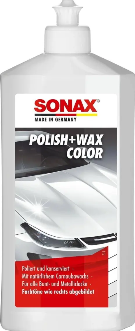 Sonax Renkli Nano Parlatıcı ve Koruyucu Cila Beyaz 500 ml