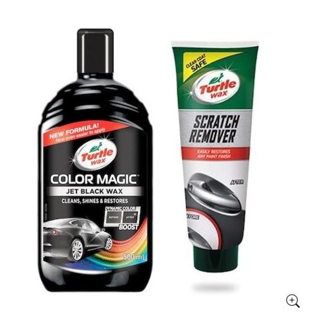 Turtle Wax Renkli Cila Siyah ve Turtle Wax Çizik Giderici Pasta