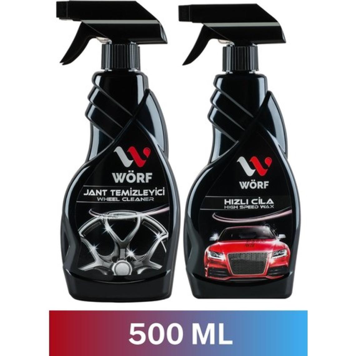 Wörf 13'lü Efsane Set Araç Araba Yıkama Bakım Seti Mega Full Oto Bakım Temizlik Seti Kovalı