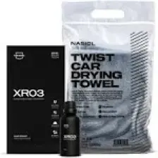 Nasiol-SET 17-XR03 Araç Nano Seramik Kaplama,Boya Koruma ve Araç Kurulama Havlusu Seti