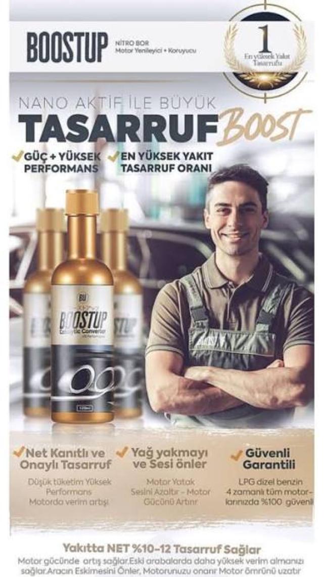 BoostUp Nitro Tekli Bor Motor Yenileyici Koruyucu Onarıcı 200ml