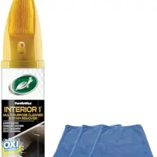 Turtle Wax Fırçalı Koltuk, Döşeme ve Halı Temizleyici 400 ml + Mikrofiber Bez 3 Adet
