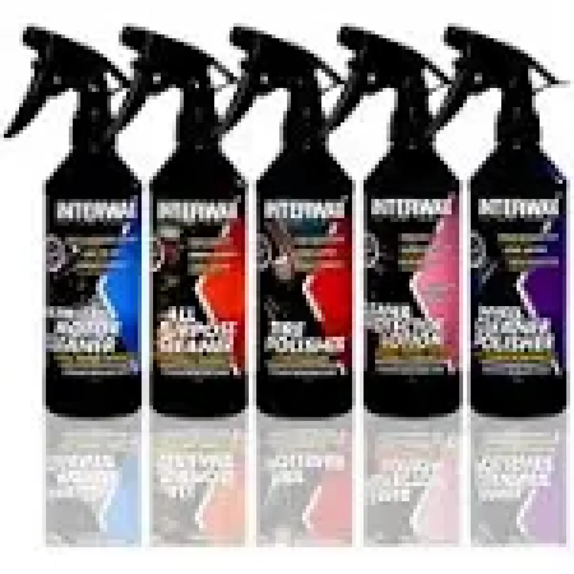 Interwax Oto Bakım Seti 5'li 500 ml (Motor-Torpido-Jant-Lastik-Genel Temizlik)