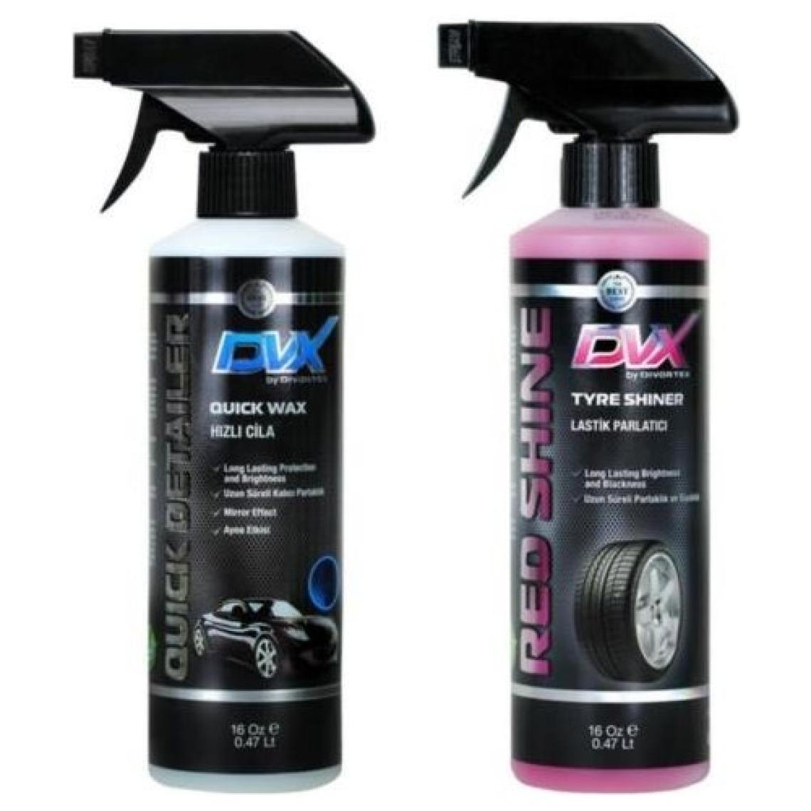 Divortex Dvx Araç Bakım Seti Lastik Parlatıcı ve Hızlı Cila 16 Oz 473 Ml.