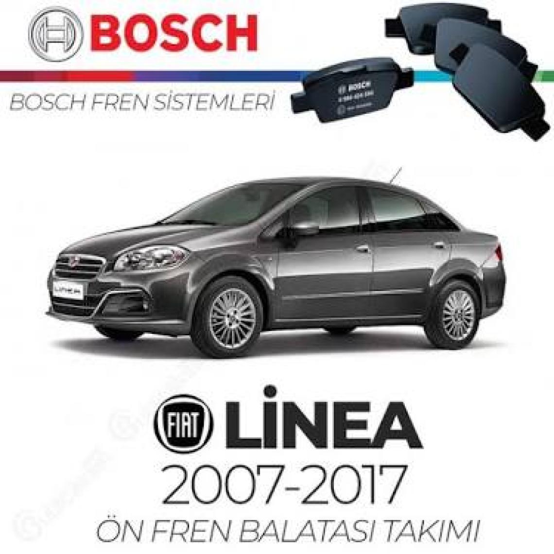Bosch Fiat Linea 1.3 Jtd 2007 - 2017 Ön Fren Balata Takımı -