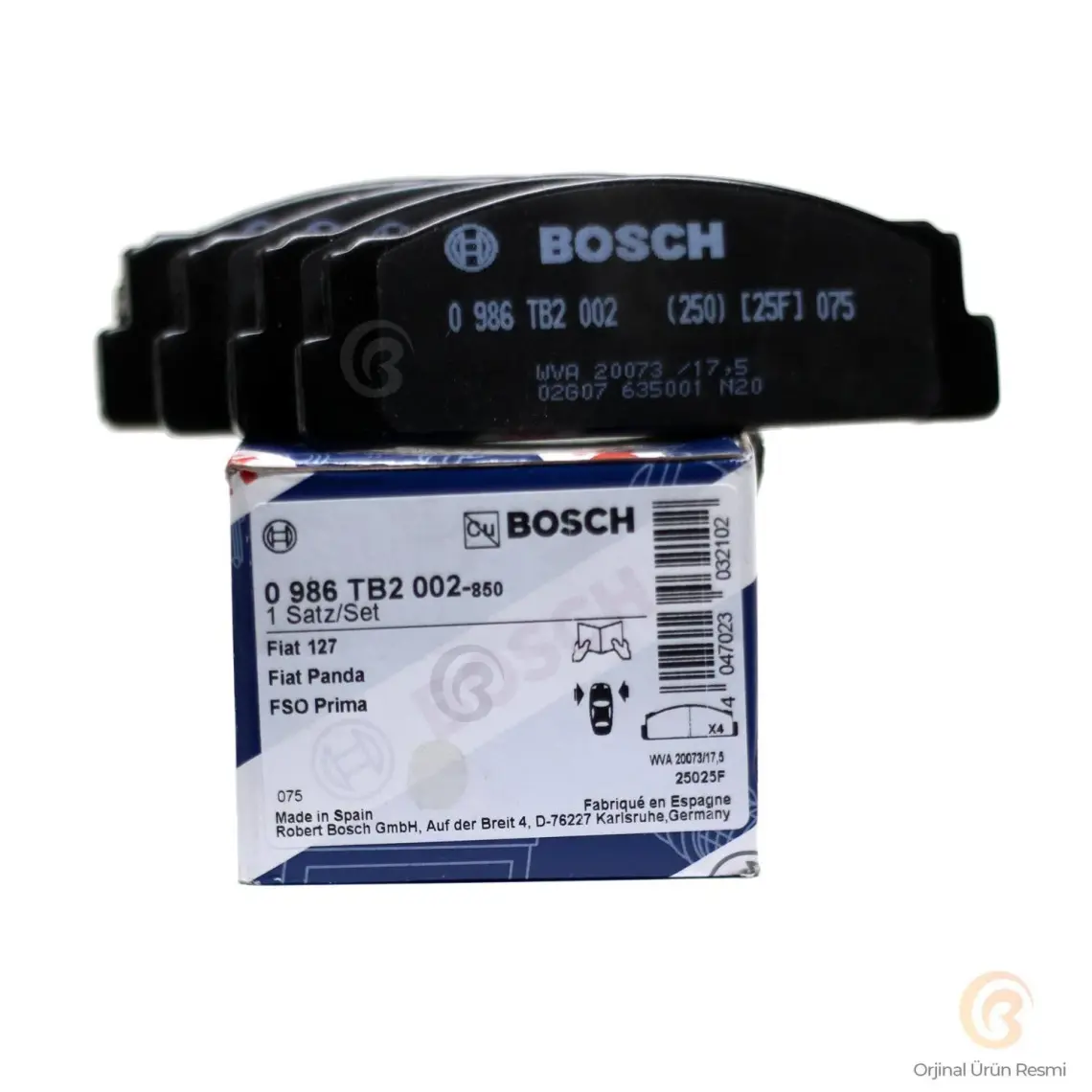 Bosch Tofaş Ön Fren Balata Takımı 4'lü 0986TB2002 Bosch