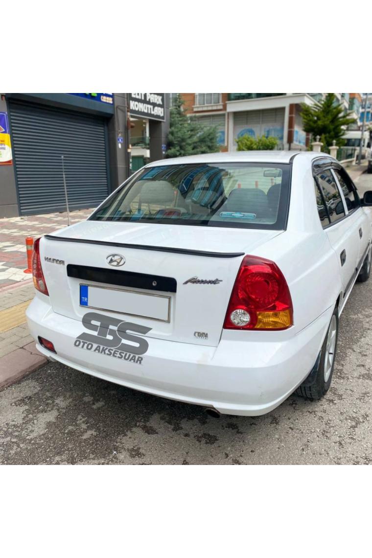 Hyundai Accent Admira Milenyum Bagaj Üstü Spoiler Piano Black Bagaj Üstü Spoyler