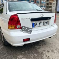 Hyundai Accent Admira Milenyum Bagaj Üstü Spoiler Piano Black Bagaj Üstü Spoyler