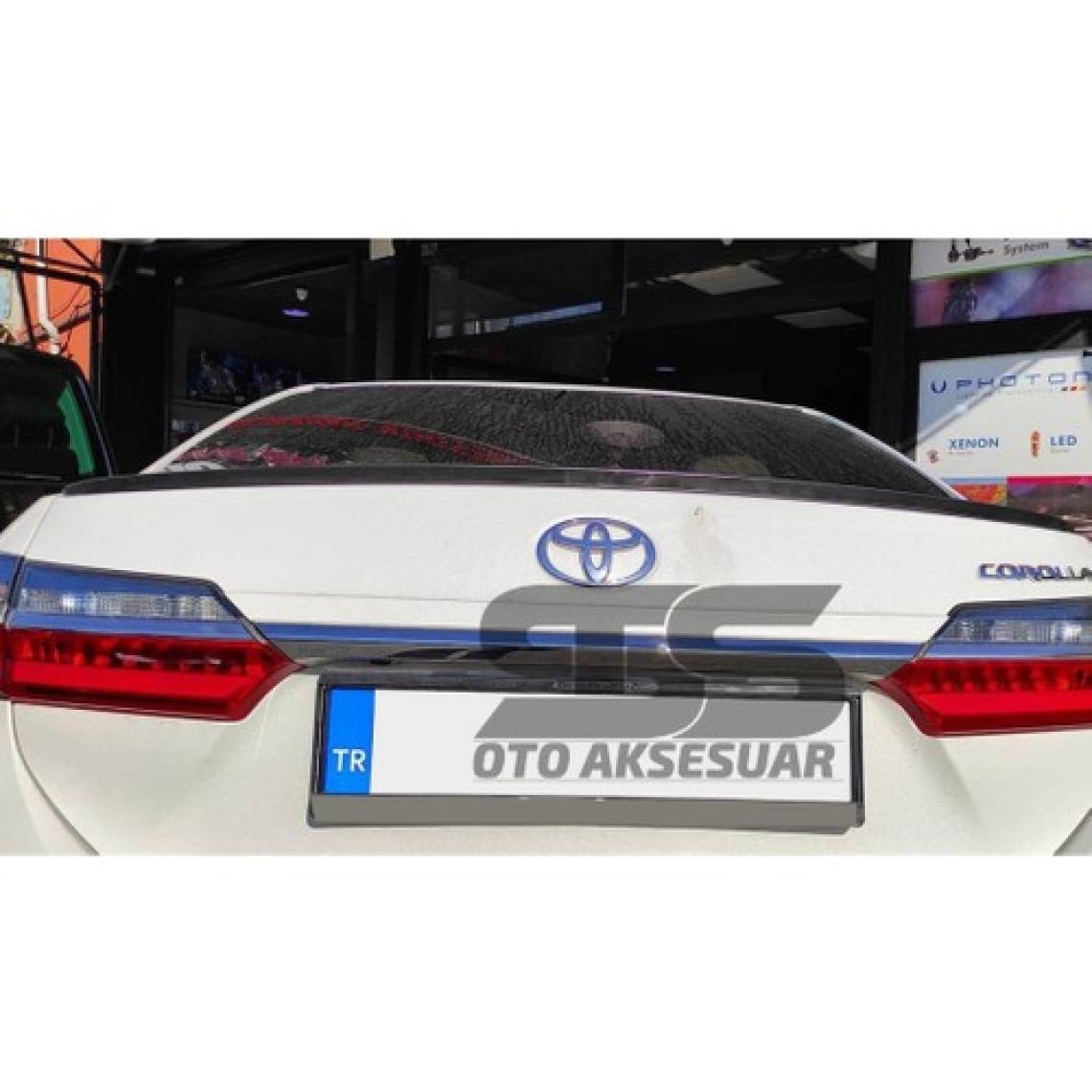 Toyota Corolla 2013-2018 Sedan Bagaj Üstü Spoiler Piano Black