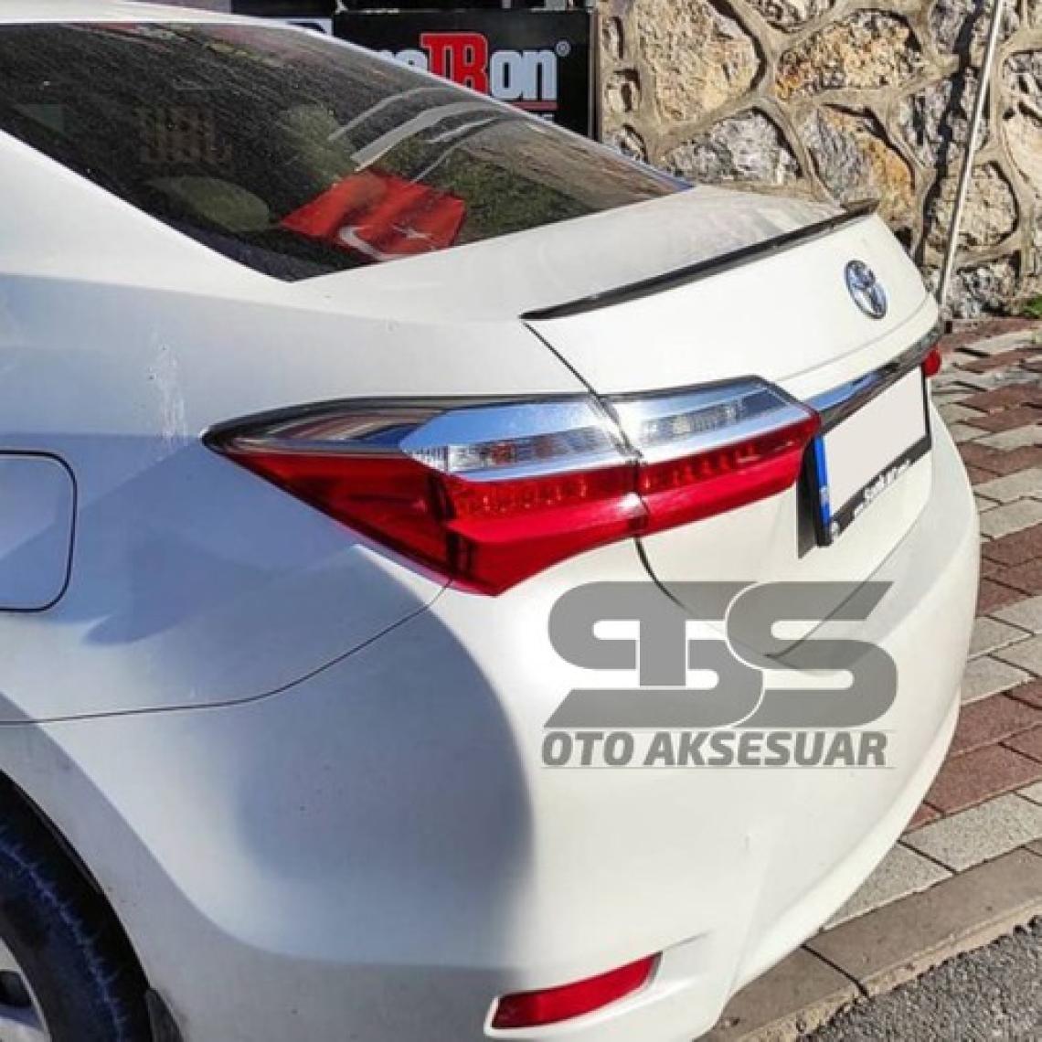 Toyota Corolla 2013-2018 Sedan Bagaj Üstü Spoiler Piano Black