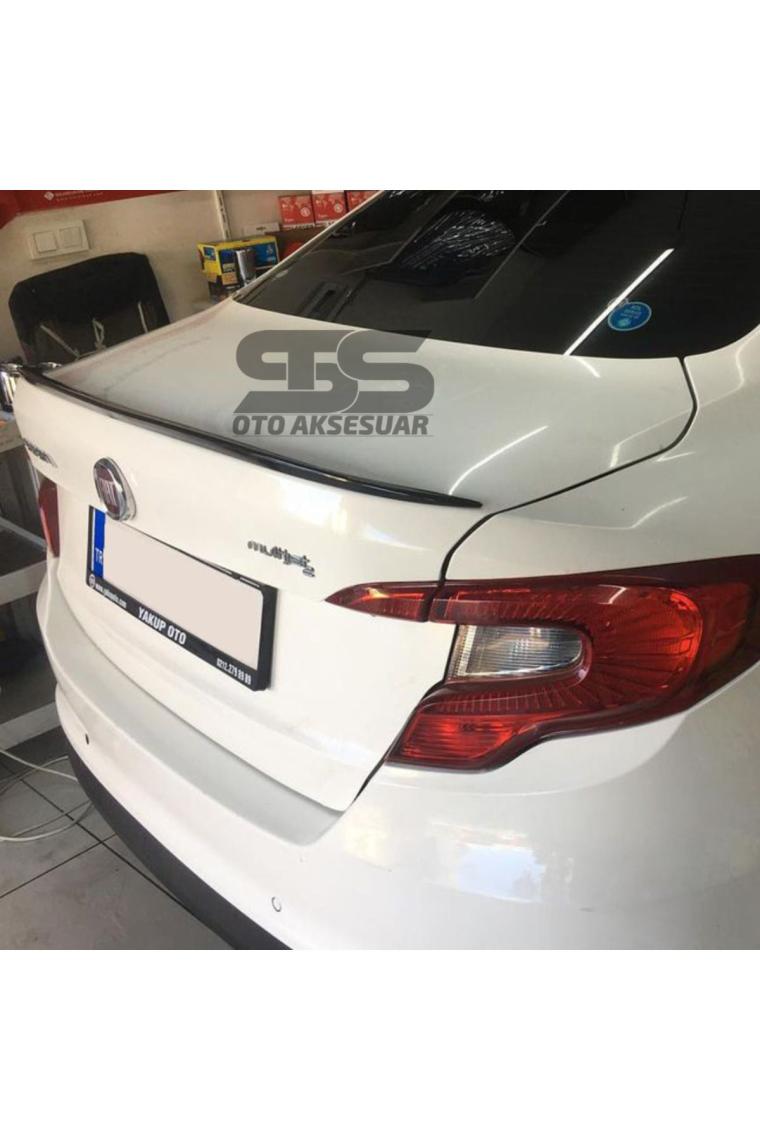 Fiat Egea Bagaj Üstü Slim Spoiler Parlak Siyah