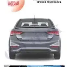 Sunplex Hyundai Accent Blue Bagaj Üstü  Spoiler Piano Black