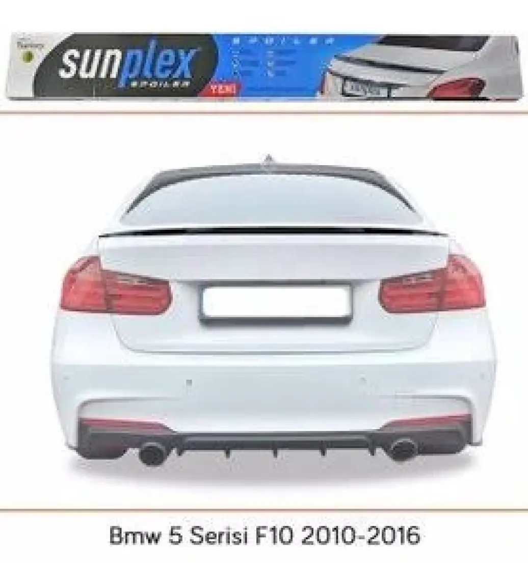 Sunplex Bmw 5 Serisi F10 2010-2016 Spoiler Bagaj Çıtası Piano Black