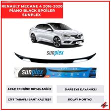 Sunplex Renault Megane 4 Bagaj Üstü  Spoiler Piano Black