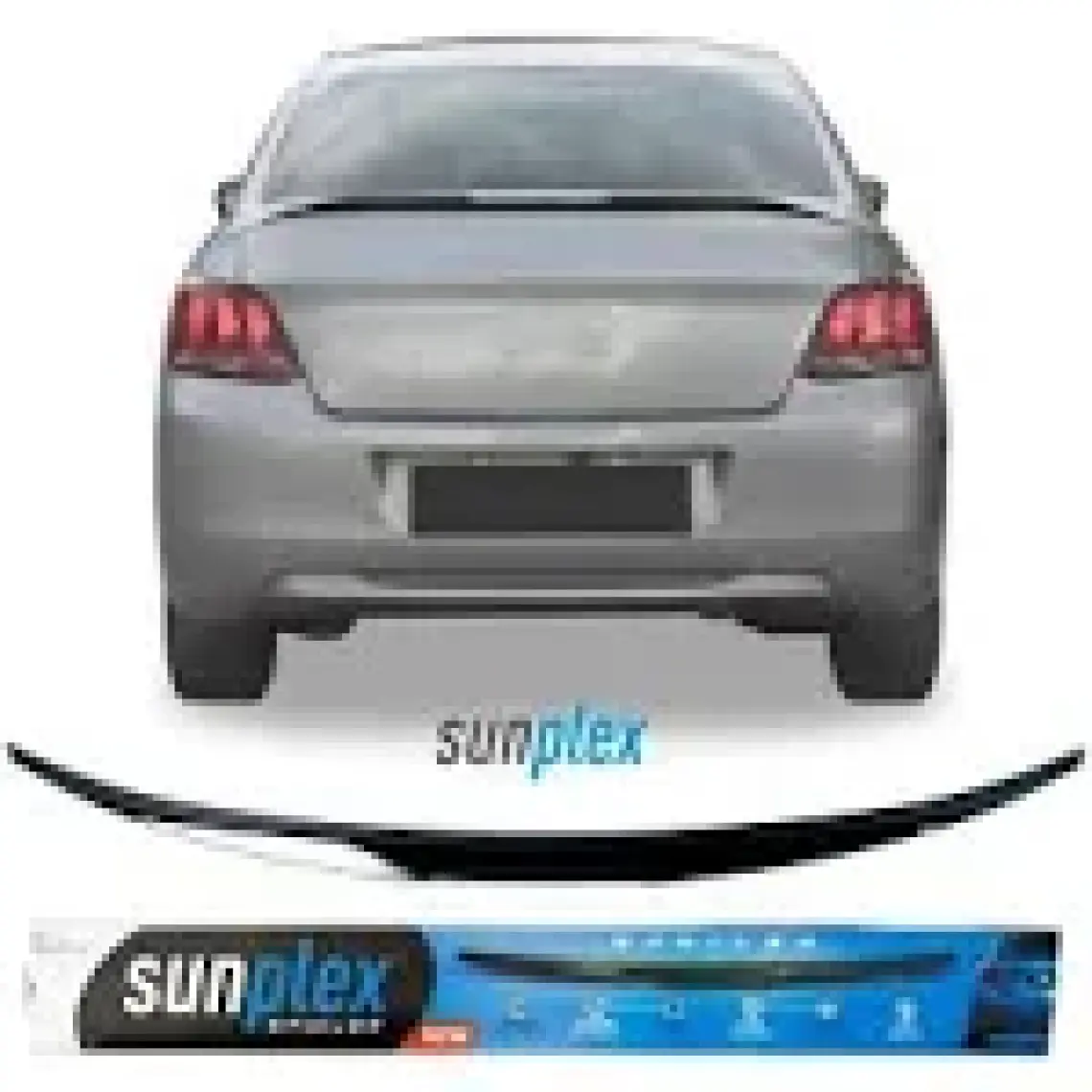Sunplex Citroen C-Elysee  Bagaj Üstü  Spoiler Piano Black