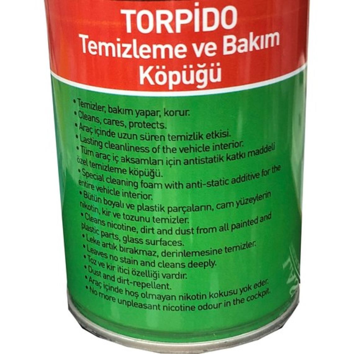 Mxs Araç İçi Temizleyici ve Torpido Parlatıcı Köpük Spreyi 500 ml
