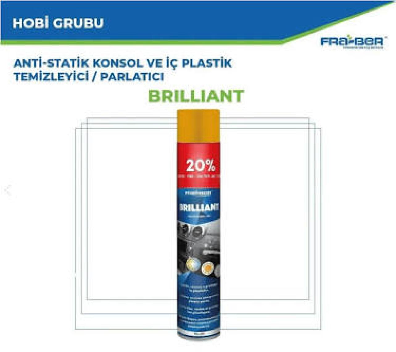 Fra-Ber Brillant Plastik Vinil Ahşap Için Koruyucu Cila