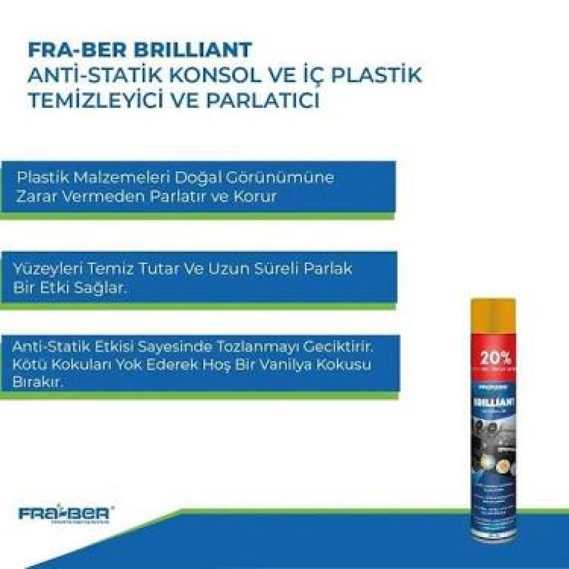 Fra-Ber Brillant Plastik Vinil Ahşap Için Koruyucu Cila