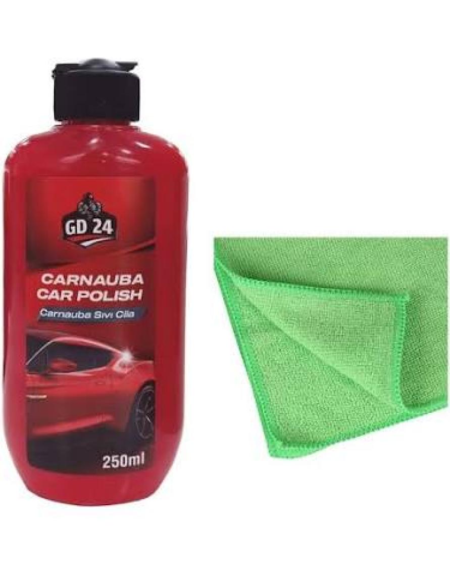 GD24 Carnauba Sıvı CILA-250 ml (Cila Bezi Hediyeli)
