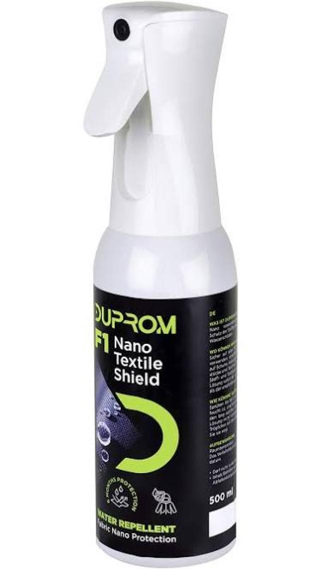 Duprom F1 Nano Textile Shield - Su İtici - Elbise, Ayakkabı, Ceket, Araç ve Tüm Tekstil Yüzeyler 500 ml
