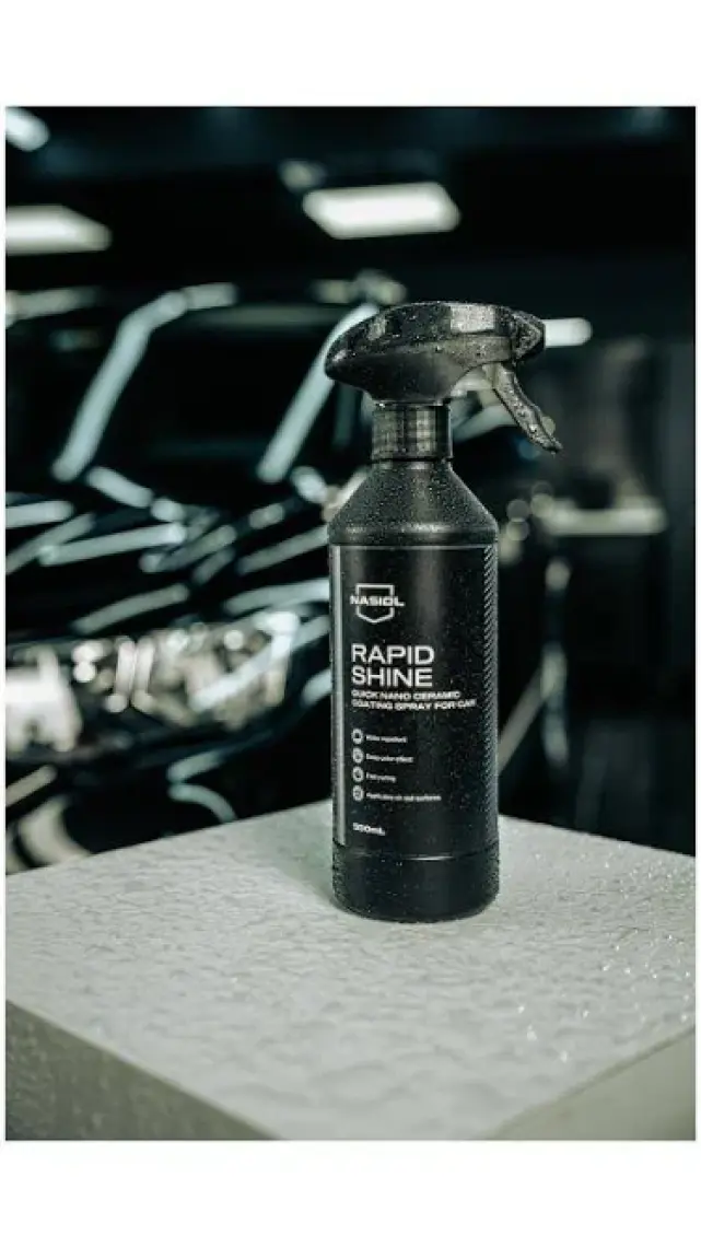 Nasiol Rapidshine Araç Nano Detay Spreyi-Derin Renk Efekti-Showroom Parlaklığı-6 Ay Dayanım-500ml