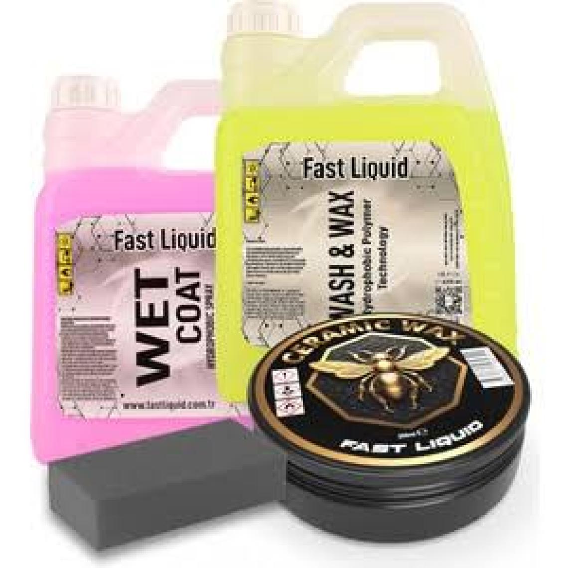 Fast Liquid Yıka Parlat Cilala  Seramik Wax,  Şampuan,  Hızlı Cila