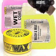 Fast Liquid Yıka Parlat Cilala  Seramik Wax,  Şampuan,  Hızlı Cila
