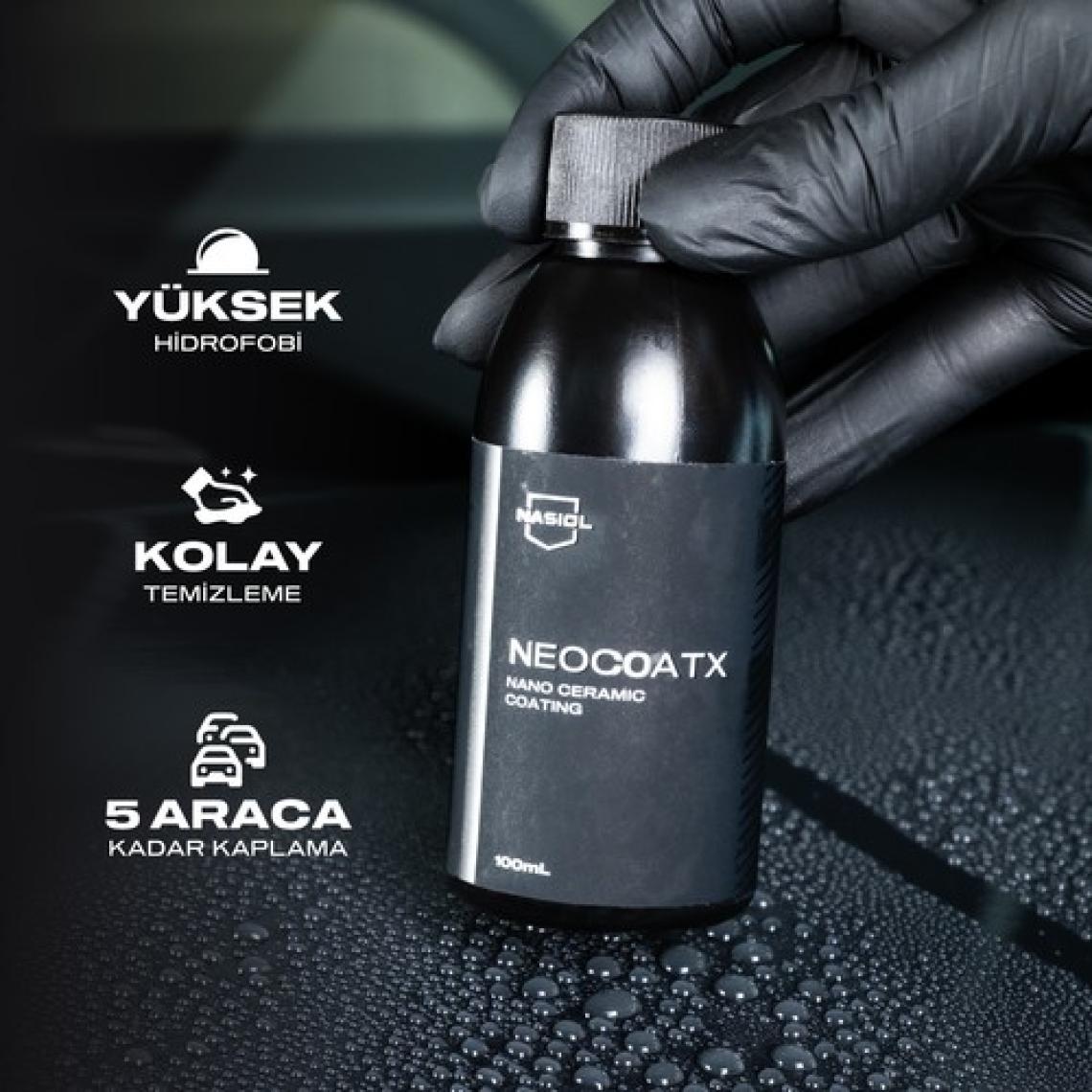 Nasiol NeoCoatX Araç Nano Seramik Kaplama Ve Boya Koruma-100 mL-1 Yıl Etkili-5 Araca Kadar Kaplama