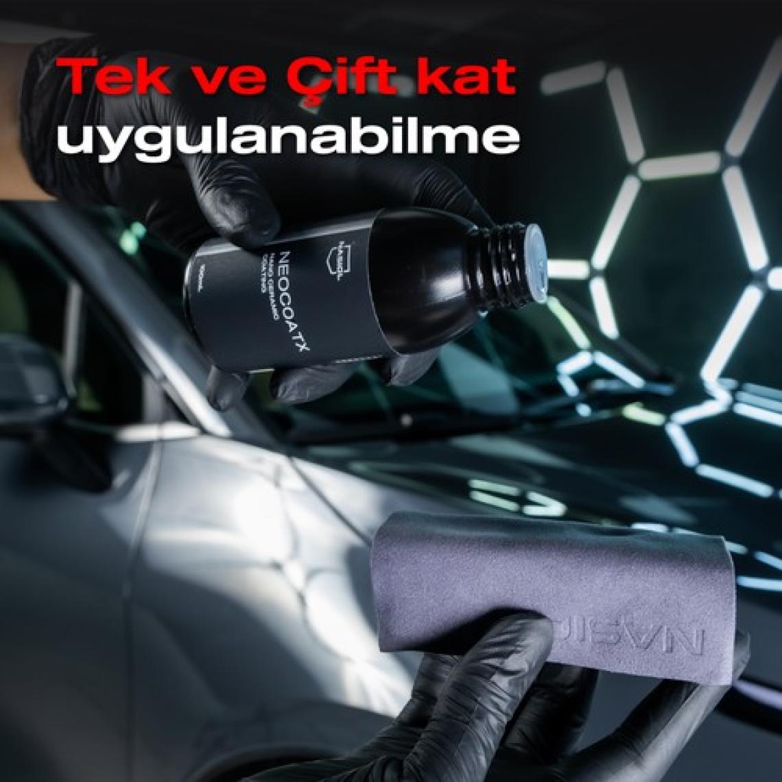 Nasiol NeoCoatX Araç Nano Seramik Kaplama Ve Boya Koruma-100 mL-1 Yıl Etkili-5 Araca Kadar Kaplama